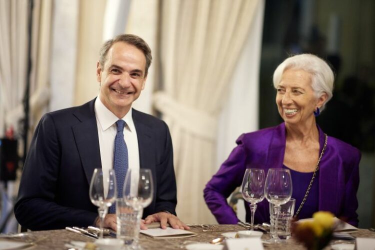 Μητσοτάκης στο δείπνο του ΔΣ της ΕΚΤ: «Η Ελλάδα είναι σήμερα μια από τις ταχύτερα αναπτυσσόμενες οικονομίες στην Ευρώπη»