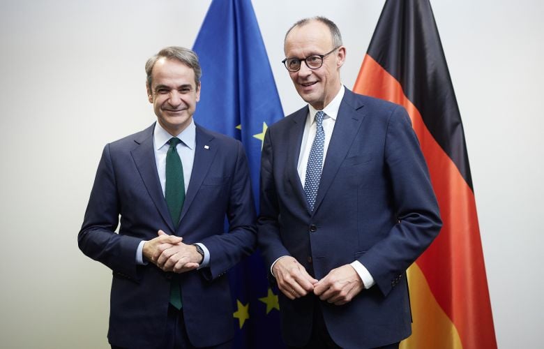 Congratulations Mitsotakis to Merts for his election as Chancellor of Germany