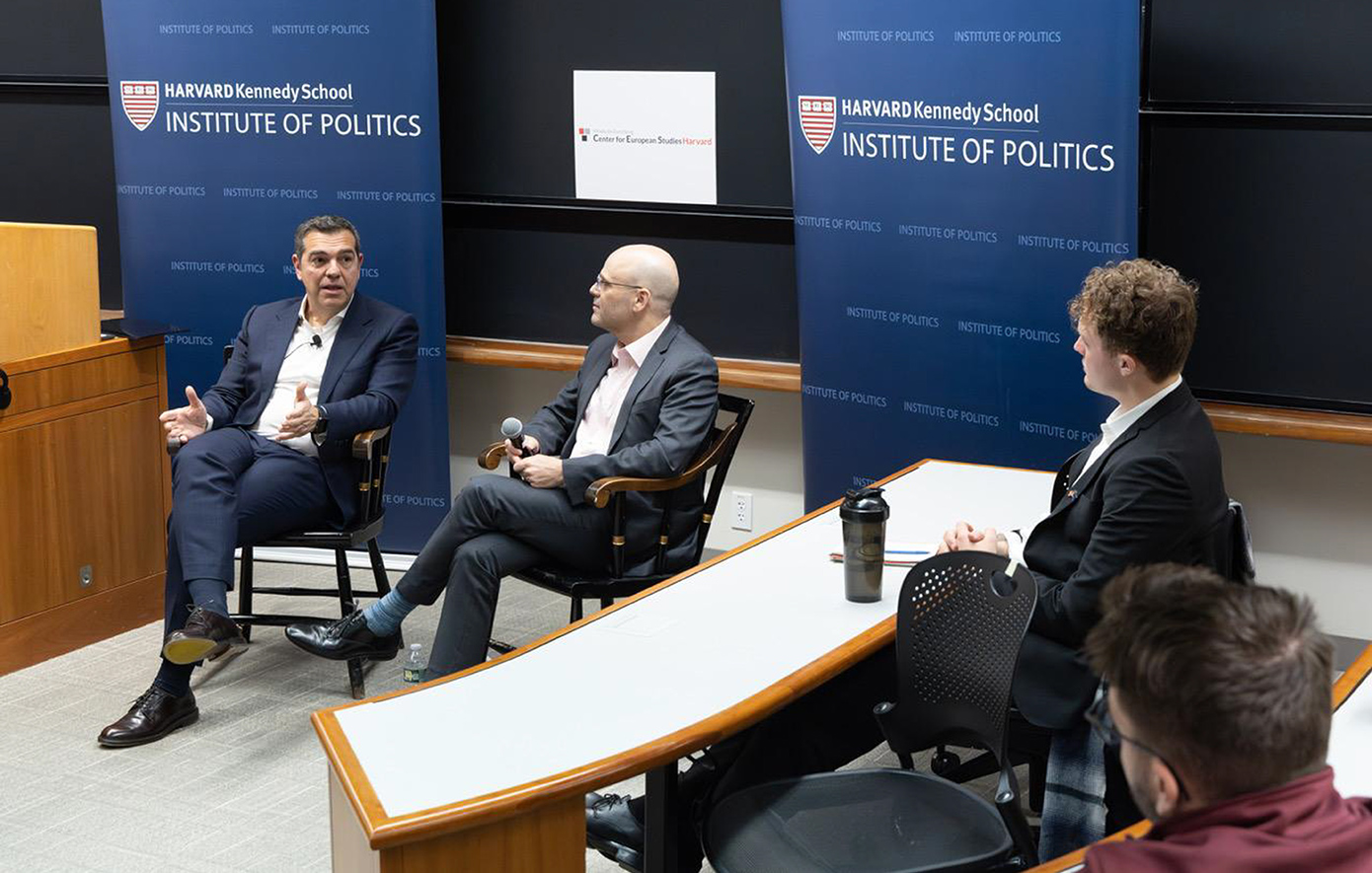 Tsipras at Harvard Kennedy School: Three axes for the recovery of progressive forces and dealing with the far -right in Europe and USA