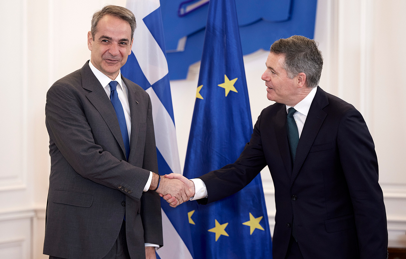 Mitsotakis to the president of the Eurogroup: The Greek economy makes constant progress