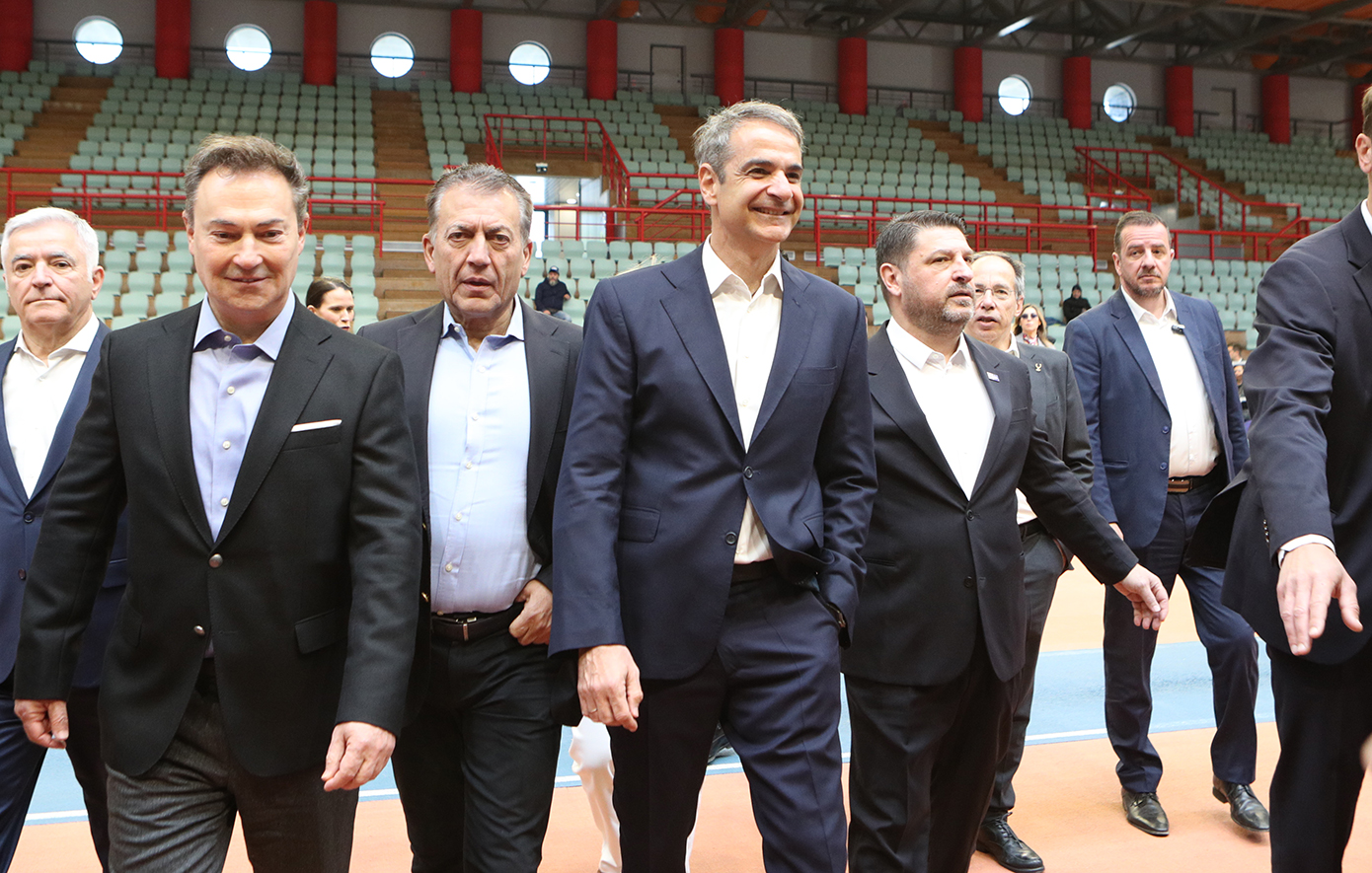 Mitsotakis from renovated Olympic facilities in Paiania: Sport support requires investment in infrastructure