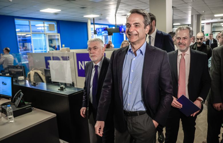 ERT was visited by Prime Minister Kyriakos Mitsotakis