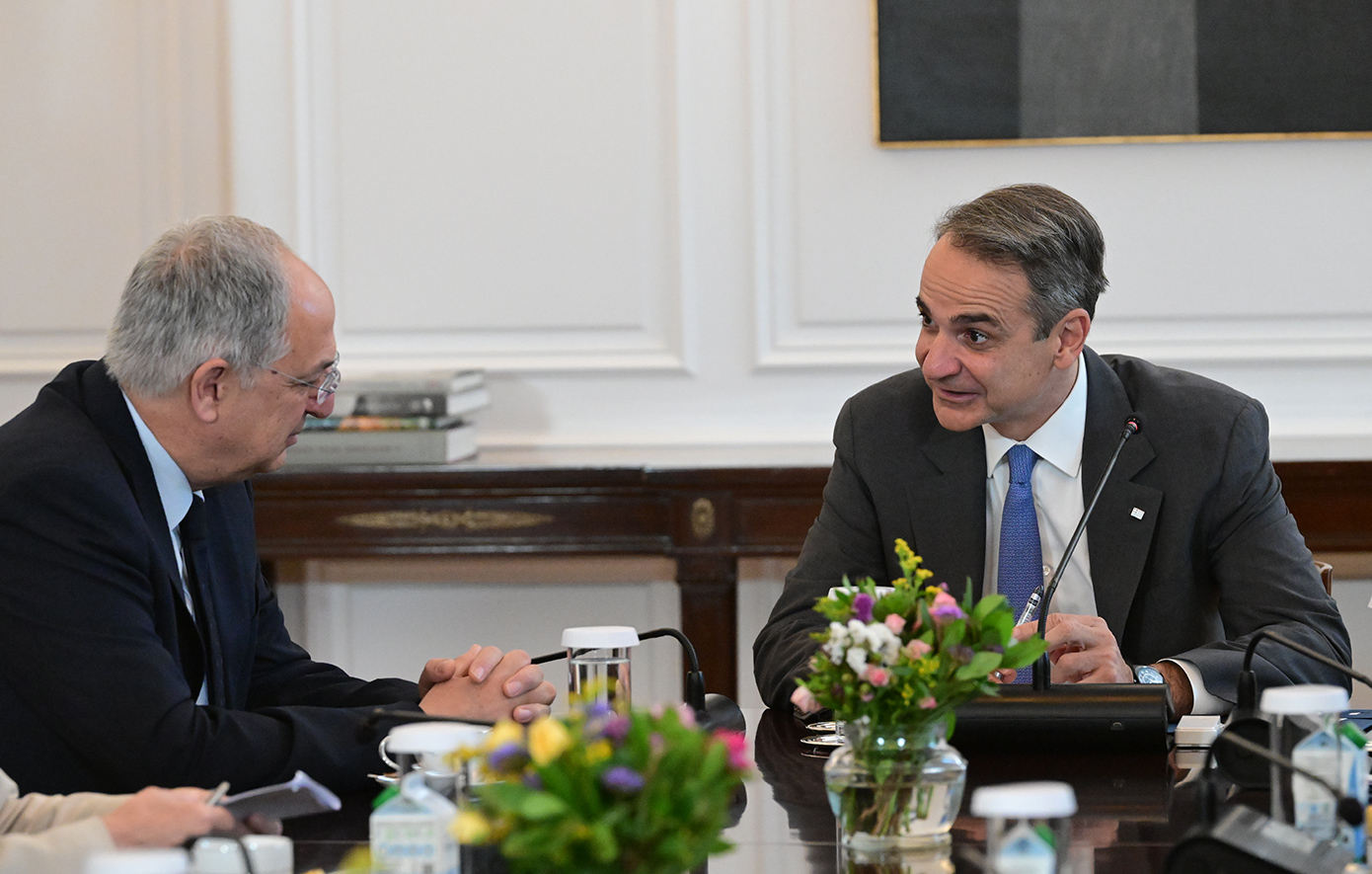 Mitsotakis Meeting with European Commissioner of Fisheries and Oceans: We are fully harmonized with marine spatial planning