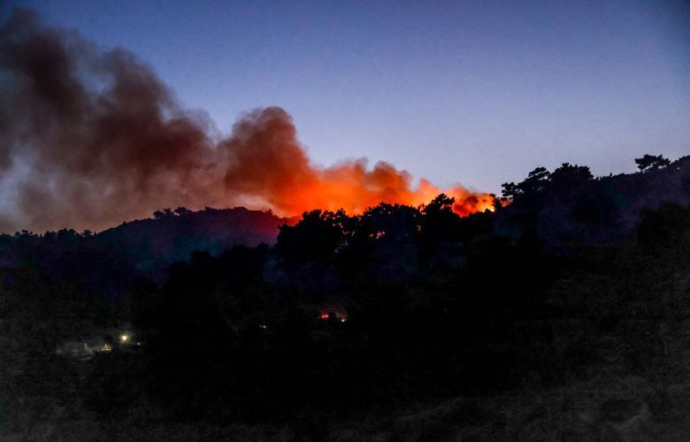 “In recession the fire in Chios – there seems to be no disasters in homes so far,” Yiannis Kefalogiannis said
