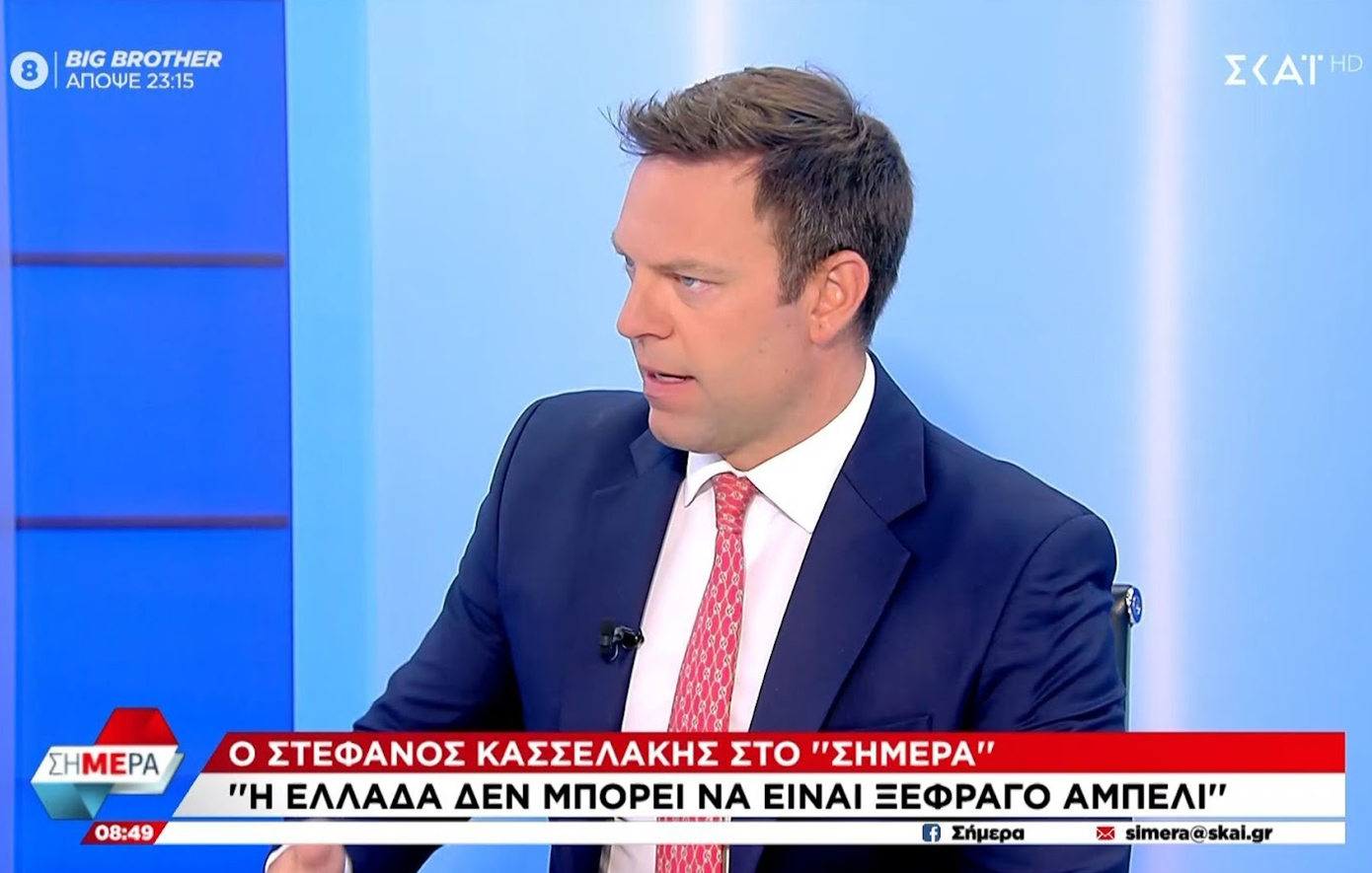 Stefanos Kasselakis: “I’m not afraid of Tsipras’ return, I don’t think with old materials you can bring any change”