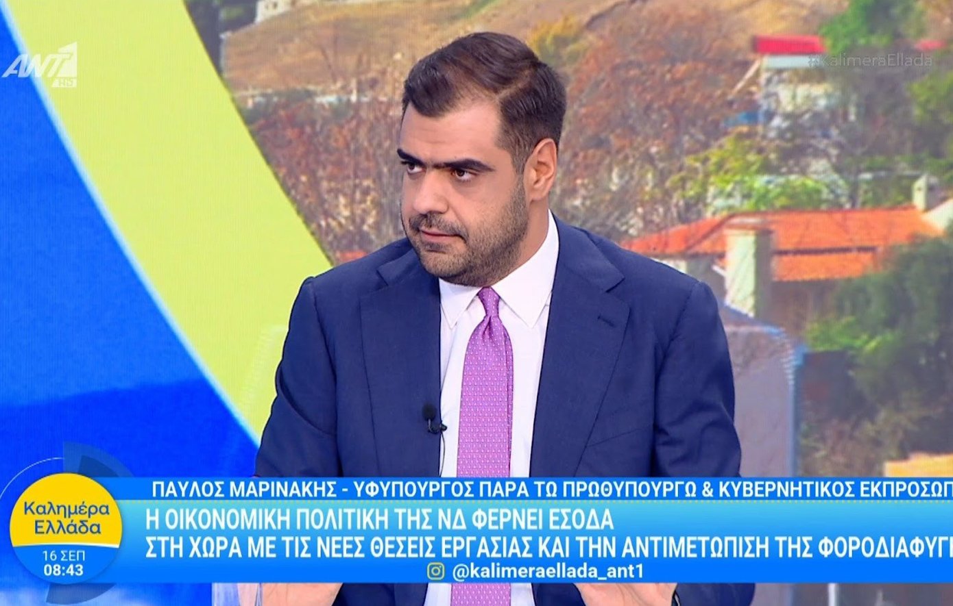 Marinakis: PASOK either lies to what it is on or will increase taxes