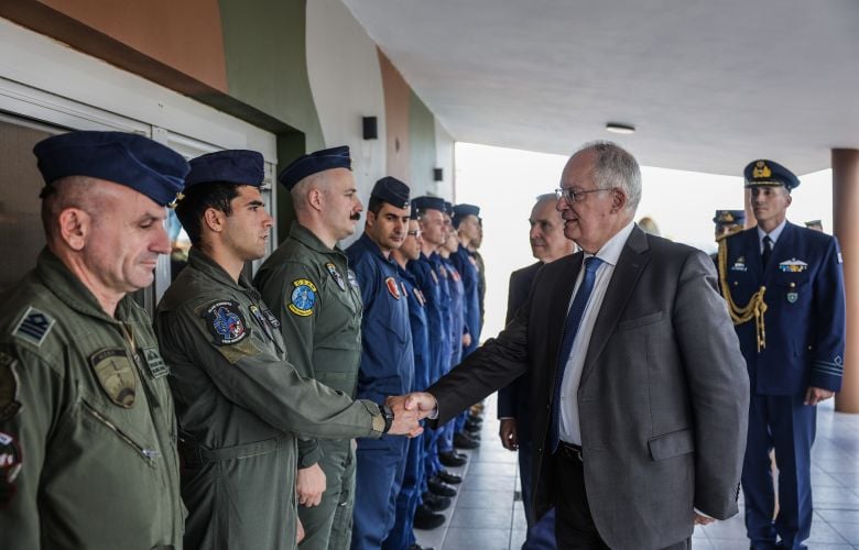 The President of the Republic visited the 130 Battle Brigade in Lemnos