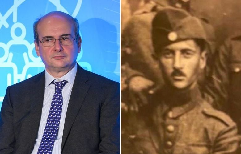 Kostis Hatzidakis is proud of his father who fought on the Greek-Albanian front Kostis Hatzidakis is proud of his father who fought on the Greek-Albanian front
