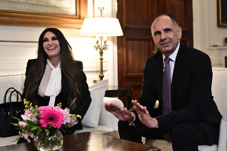 The US ambassador, Guilfoyle, was received at the Ministry of Foreign Affairs by Gerapetritis