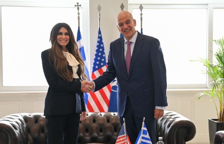 Guilfoyle was welcomed to the Pentagon by Dendias
