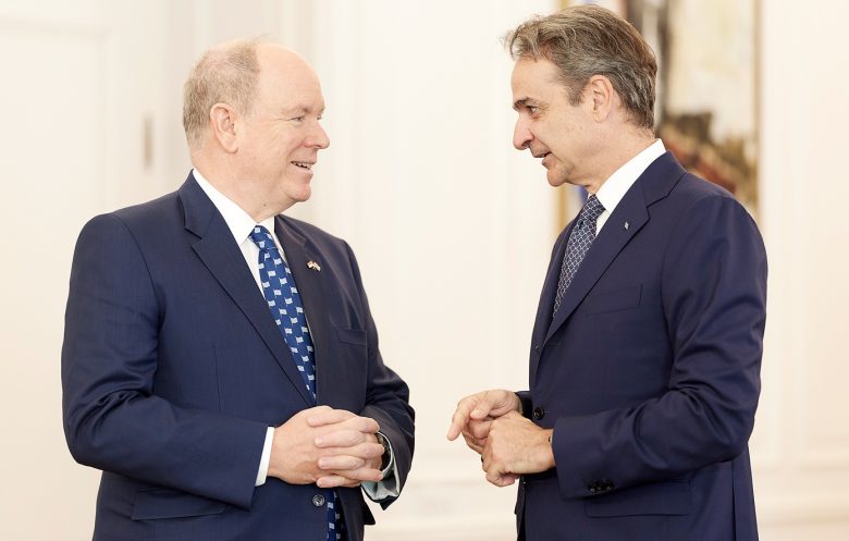 Μητσοτάκης: Σημαντική συνάντηση με πρίγκιπα Αλβέρτο του Μονακό για οικονομικά και πολιτικά θέματα. 2 Συνάντηση Μητσοτάκη - Αλβέρτου